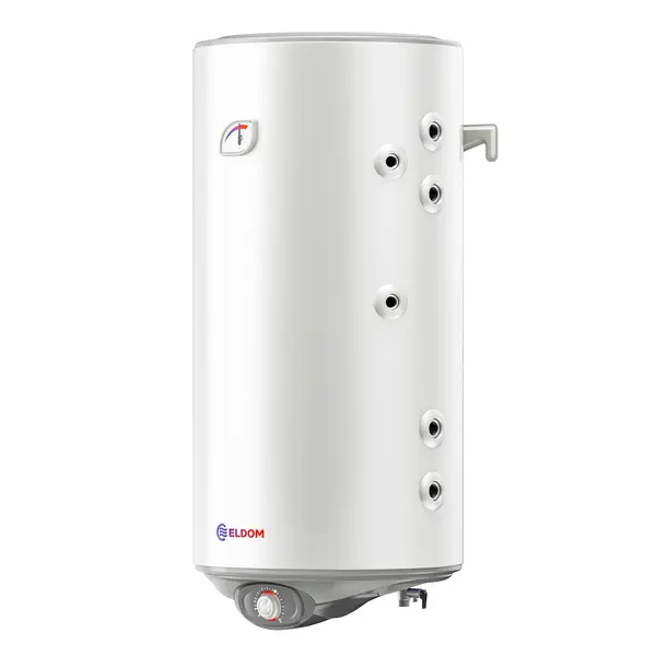 Boiler termoelectric cu 2 serpentine in paralel, Eldom GREEN LINE WVF10046FS21R, 100 Litri, 2 Kw, serpentine pe partea dreapta