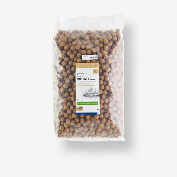 Boilies Pescuit la Crap Wellmix Instant 20mm 9,5kg Cânepă și Alune Tigrate