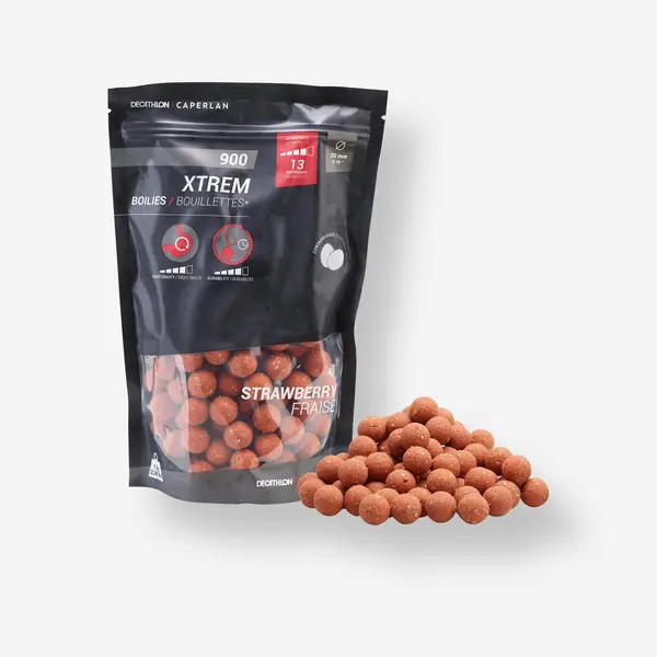 Boilies Pescuit la Crap XTREM 900 20mm 1kg Căpșune