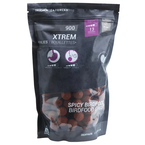 Boilies Pescuit la Crap XTREM 900 20mm 1kg Spicy