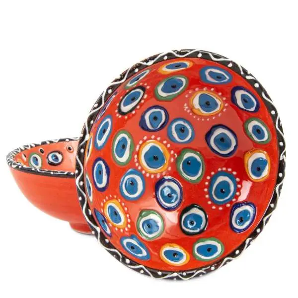 Bol Ceramic Pictat Manual – Model Ochi Protectori - Default Title