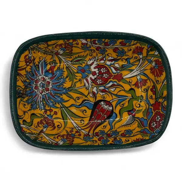 Bol Ceramic Pictat Manual – Modele Tradiționale Colorate - Model 5