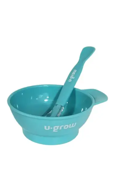 Bol cu capac si lingurita U-Grow UG-BFGB002