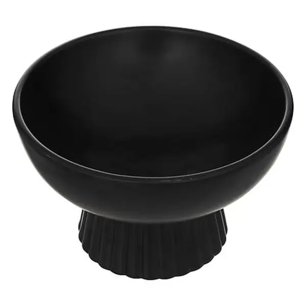 Bol decorativ, Lorvion, Negru, 22x22x14 cm