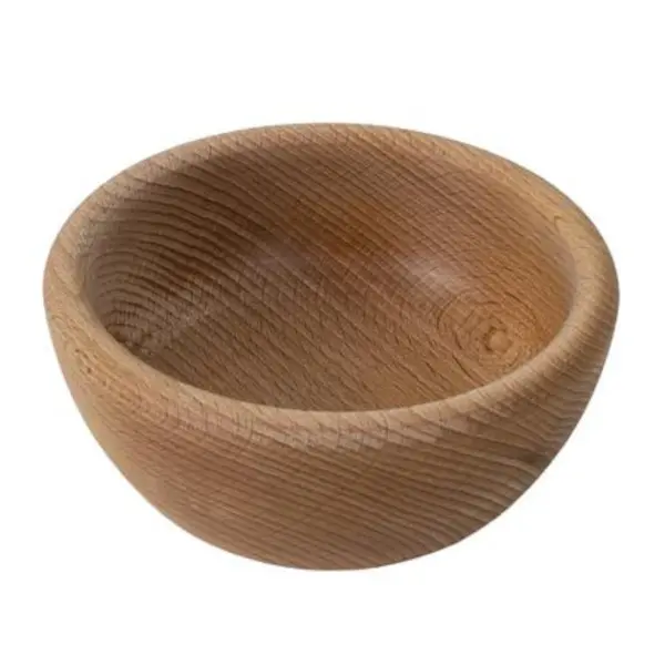 Bol din Lemn, Diametru 12 cm, Forma Rotunda