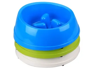 Bol MELAMINE HIGH-BACK SLOW-DOWN M-PETS 1400 ml