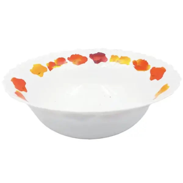 Bol Mic Opal, 12.5 cm, Flori de Mac, Nasima