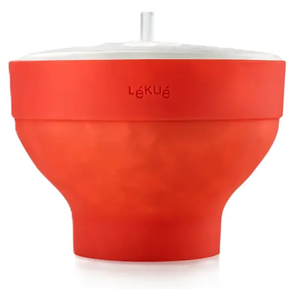 Bol pentru popcorn la microunde Lekue - Ø20 cm, 2,8 l