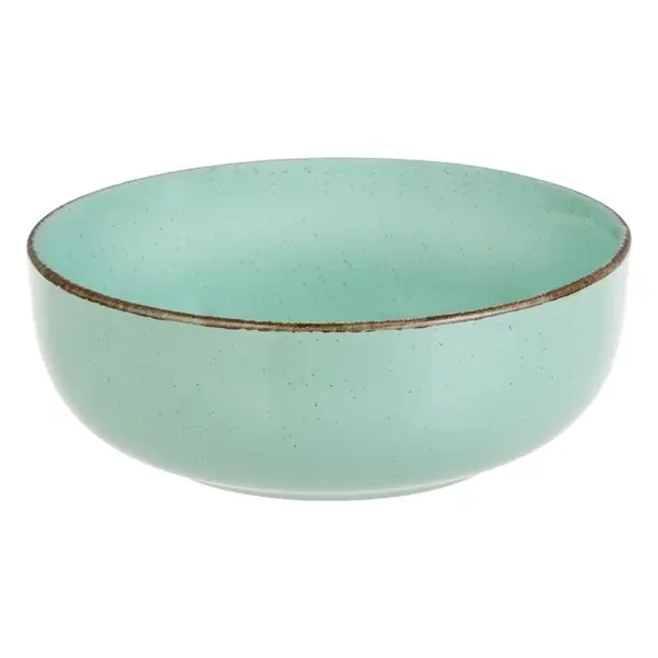 Bol pentru servire,ceramica,verde,550 ml,20 cm