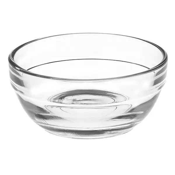Bol pentru servire sos,sticla,transparent,80 ml