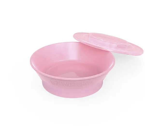 Bol Twistshake Plates Pastel - Roz, 6 luni+
