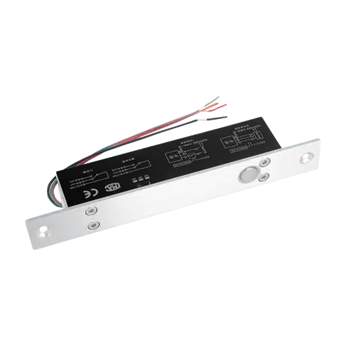 Bolt electric Fail Safe (NC) cu temporizare 0-3-6 s și monitorizare, 12V DC, CSL-39-NC