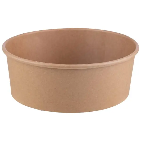 Boluri din Carton, 1200 ml, Biodegradabile, PE Kraft, 184 mm, 50 Bucati