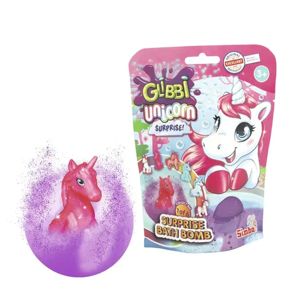 Bomba de baie Glibbi Unicorn Surprise
