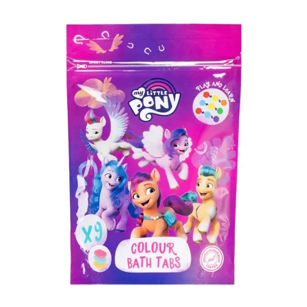 Bombe Colorate pentru Baie My Little Pony, 9 Bucati, 16 g