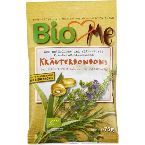 Bomboane cu plante si miere, eco - 75 g