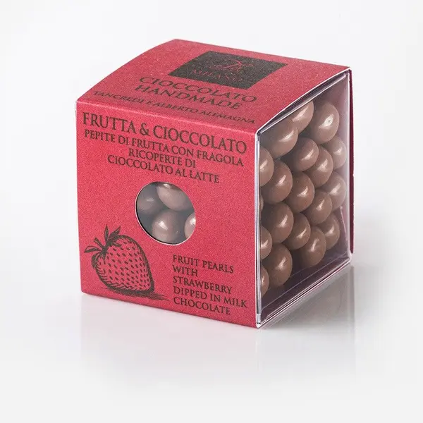 Bomboane - Strawberry Dipped in Milk Chocolate | T'a Milano