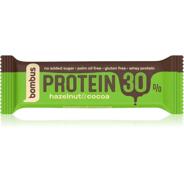Bombus Protein 30 % bară de proteine aroma Hazelnut & Cocoa 50 g