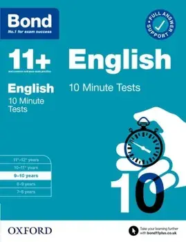 Bond 11+: Bond 11+ 10 Minute Tests English 9-10 years. 1, Paperback/Bond 11+