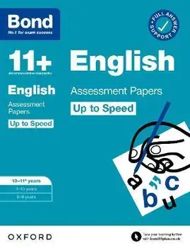 Bond 11+: Bond 11+ English Up to Speed Assessment Papers with Answer Support 10-11 years. 1, Paperback/Sarah Lindsay