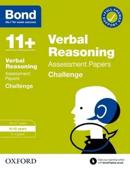 Bond 11+: Bond 11+ Verbal Reasoning Challenge Assessment Papers 9-10 years, Paperback/Bond 11+