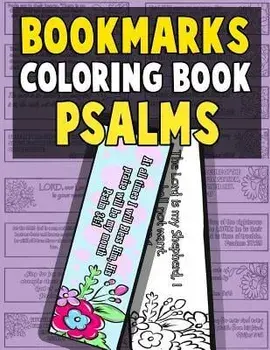Bookmarks Coloring Book Psalms: Psalm Coloring Book for Adults and Kids with Christian Bookmarks to Color the Word of Jesus with Inspirational Bible Q, Paperback/Annie Clemens