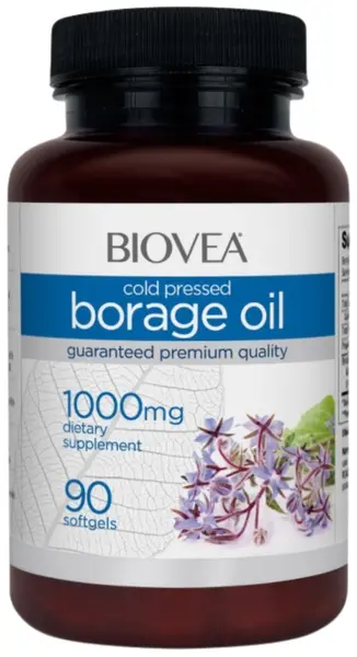 Borage Oil, 1000 mg, 90 capsule, Biovea