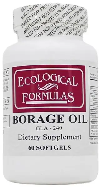 Borage Oil GLA-240, 60 softgel capsule, Ecological Formulas