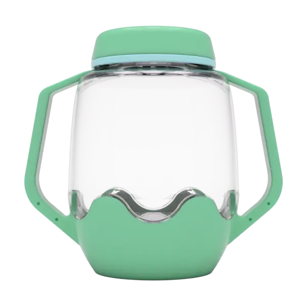 Borcan pentru joaca senzoriala, verde