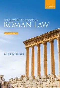 Borkowski's Textbook on Roman Law, Paperback/Paul J. Du Plessis