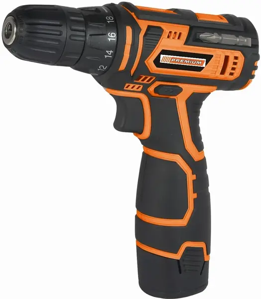 Bormașină cu acumulator Premium - 44005, 12V, 1.5Ah, 20Nm