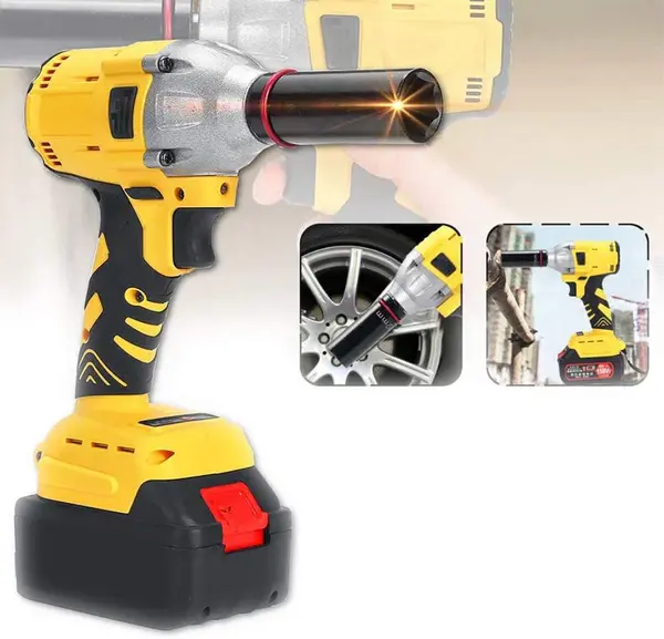 Bormasina de impact cu 2 acumulatori 98Vf 5AH, trusa