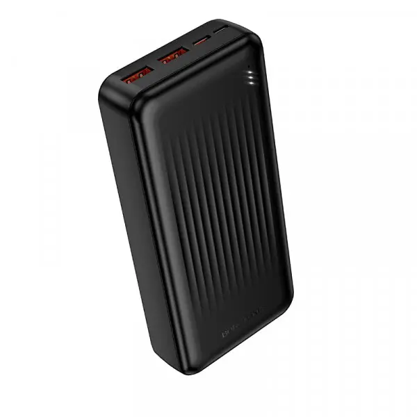 Borofone Baterie Externa Borofone BJ80A Clever, 20000mAh, 22.5W, QC + PD, 1 x USB-C - 2 x USB-A, Neagra