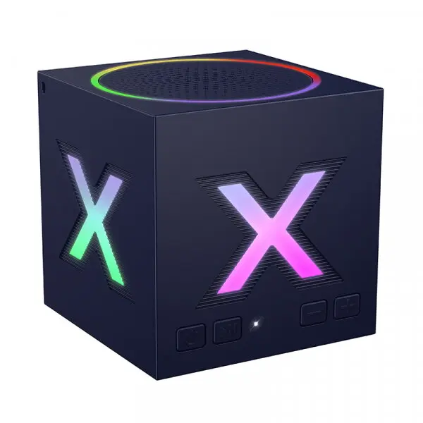 Borofone Boxa Portabila Bluetooth Borofone BR101 Rubik, 5W, TWS, RGB, Albastra