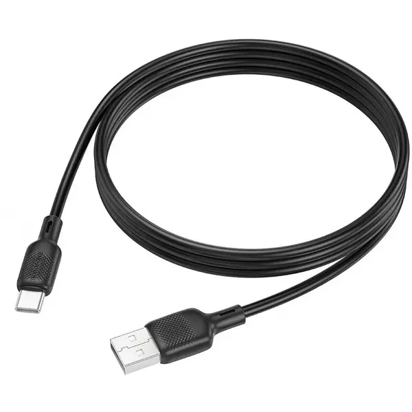 Borofone CABLU alimentare si date Borofone BX113, Fast Charging Data Cable pt. smartphone, USB la USB Type-C 3A , 1m, Negru