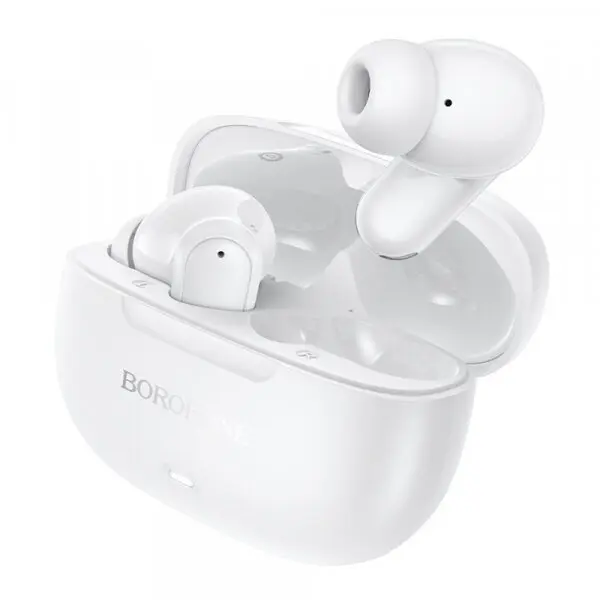 Borofone Casti Handsfree Bluetooth Borofone BW96 Mellow, TWS, Alb