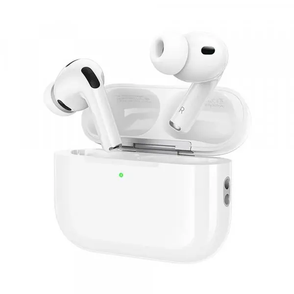 Borofone Casti Handsfree Bluetooth Borofone BW99, TWS, ANC, Alb