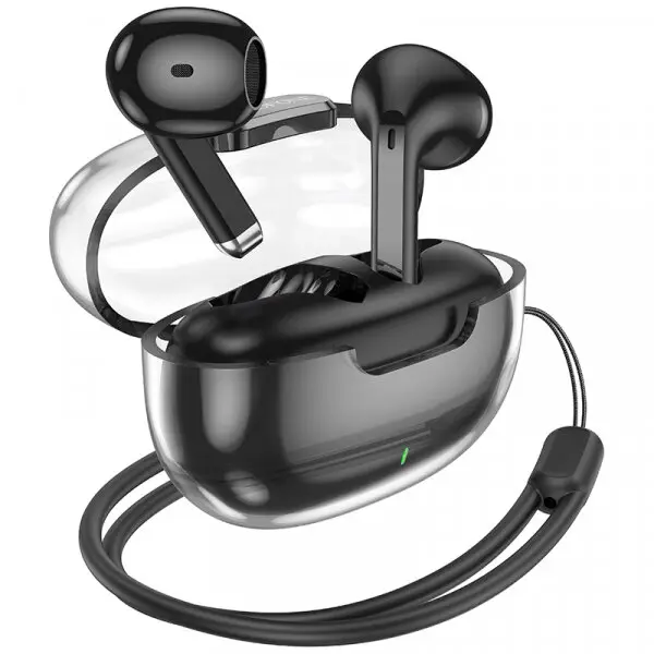 Borofone Casti In-Ear Bluetooth Borofone BW46 Ice Flake, TWS, Negru