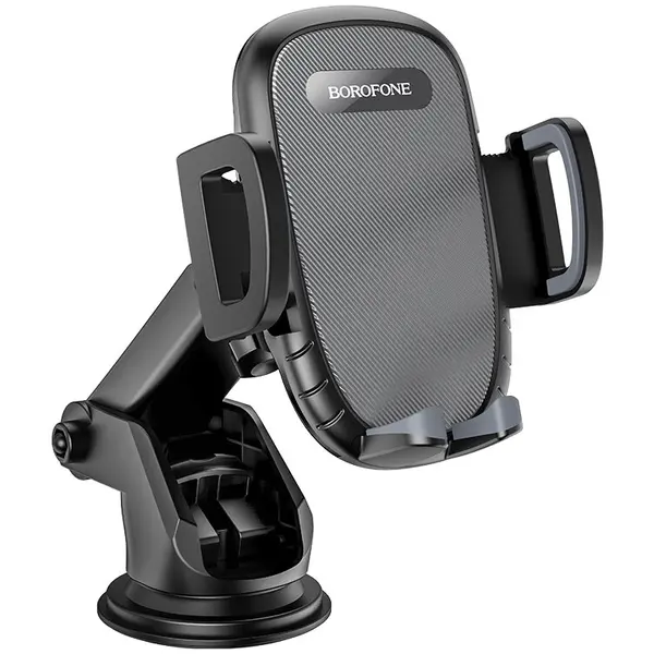 Borofone Suport Auto Borofone BH53 Windy, 4.5inch - 6.7inch, Negru