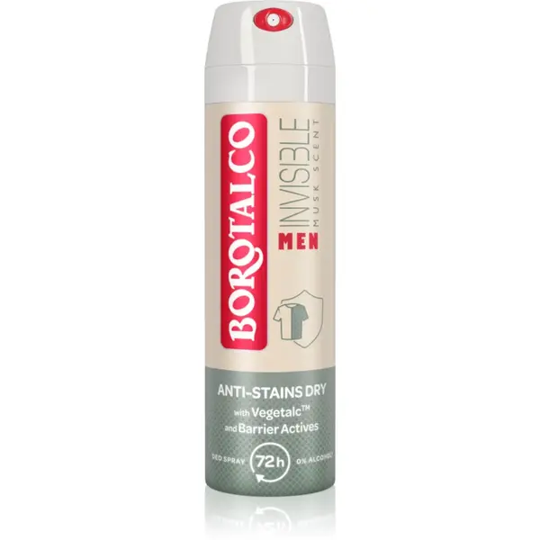 Borotalco MEN Invisible deodorant spray 72 ore parfum Musk 150 ml