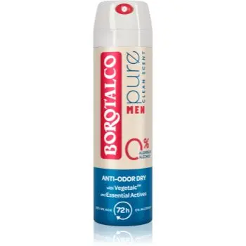 Borotalco MEN Pure Deodorant Spray fara continut de aluminiu pentru barbati