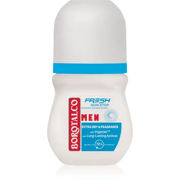Borotalco Non-Stop Fresh MEN Deodorant roll-on pentru barbati parfum Oceanic Wood 50 ml