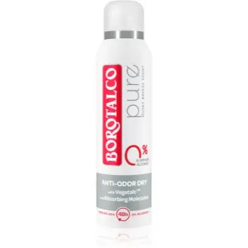 Borotalco Pure Deodorant Spray fara continut de aluminiu 48 de ore