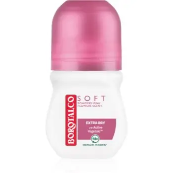Borotalco Soft Talc & Pink Flower deodorant roll-on fară alcool