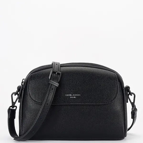 Borseta neagra crossbody David Jones Paris CM8330 15