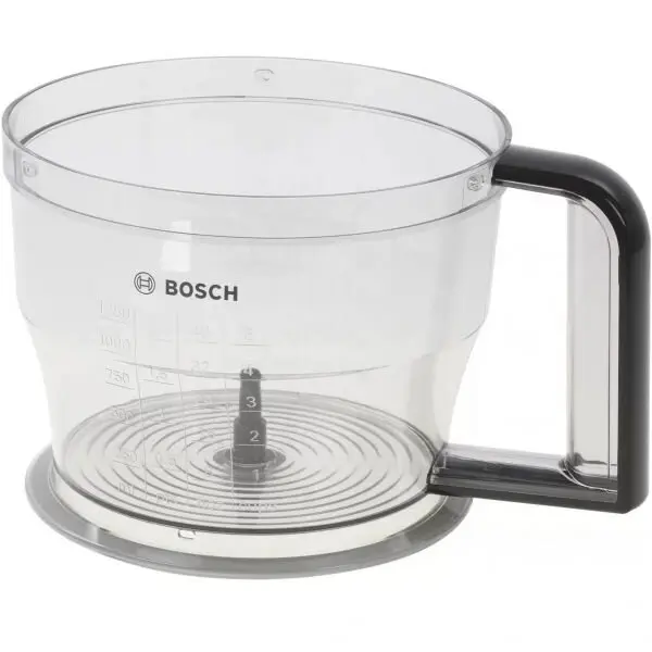 BOSCH Accesoriu tip bol pentru blender pentru amestecare si tocare bosch 00748750, pentru blenderul Bosch MaxoMix