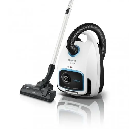 BOSCH Aspirator cu sac Bosch ProSilence BGB6SIL1, Gama 6, 700W, Alb