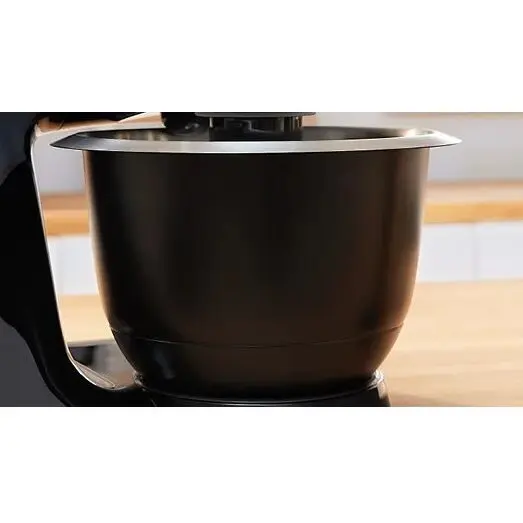 BOSCH Bol mixare otel inoxidabil BOSCH MUZ5ER2 - 11047273, 3.9l, Pentru Serie 4 MUM5, Amestec prajituri 2.7kg, Aluat cu drojdie 1.9kg, Negru