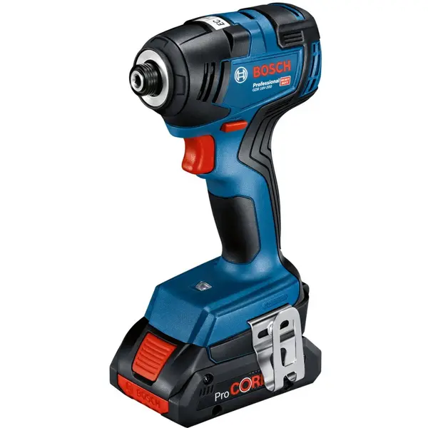 BOSCH Bosch GDR 18V-200 Surubelnita cu impact brushless, 2 acumulatori CoolPack Li-Ion, 4Ah, 200Nm + L-CASE
