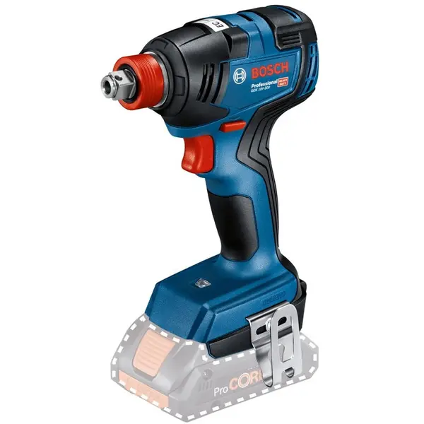 BOSCH BOSCH - Masina de insurubat cu impact 200Nm, GDX 18V-200, Hex 1/4 si patrat 1/2, 18V, fara acumulator si incarcator